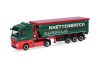 Herpa 318518 Mercedes-Benz Actros Streamliner nyergesvontató, billencs félpótkocsival - Knettenbrech & Gurdulic (H0)