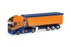 Herpa 318532 Volvo FH Gl. XL electric nyergesvontató, billencs félpótkocsival - Deutrans (H0)