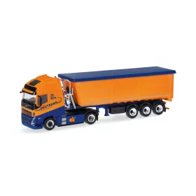   Herpa 318532 Volvo FH Gl. XL electric nyergesvontató, billencs félpótkocsival - Deutrans (H0)