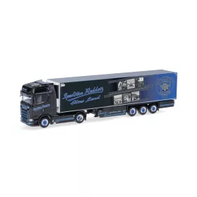   Herpa 318792 Scania CS20 HD nyergesvontató, hűtődobozos félpótkocsival - Spedition Raddatz (H0)