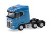 Herpa 318983-002 DAF XG 3-tengelyes (6x2) nyergesvontató, világoskék (H0)
