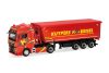 Herpa 319065 MAN TGX GX nyergesvontató, billencs félpótkocsival - Kuypers (H0)