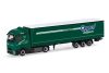 Herpa 319072 Mercedes-Benz Actros Procab nyergesvontató, ponyvás félpótkocsival - Oppel (H0)