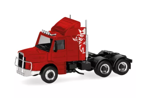 Herpa 319416-002 Scania H. 142 6x4 nyergesvontató - piros (H0)