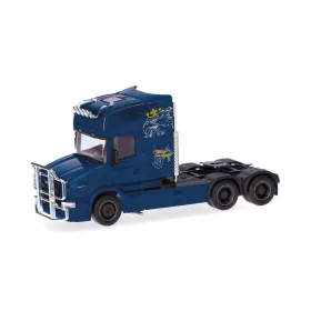   Herpa 319423-002 Scania csőrös 04 Topline nyergesvontató - kék (H0)