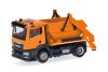 Herpa 319768 MAN TGS NN AK12 konténerszállító teherautó, kommunálsárga (H0)