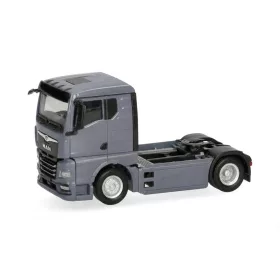   Herpa 320542-002 MAN TGX GN nyergesvontató, 2-tengelyes - szürke (H0)