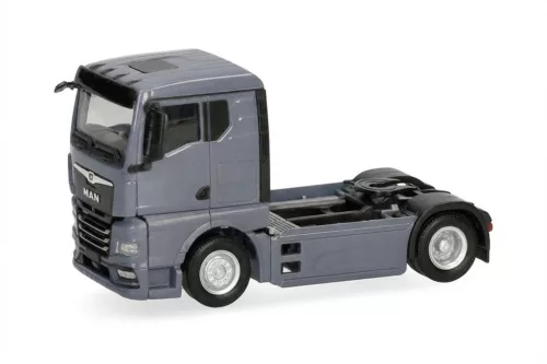 Herpa 320542-002 MAN TGX GN nyergesvontató, 2-tengelyes - szürke (H0)