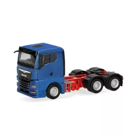   Herpa 320566 MAN TGX GN nyergesvontató, 3 tengelyes - kék (H0)