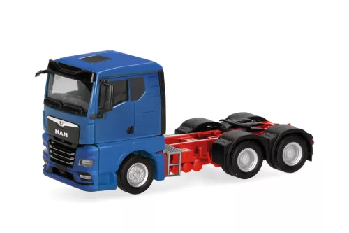 Herpa 320566 MAN TGX GN nyergesvontató, 3 tengelyes - kék (H0)