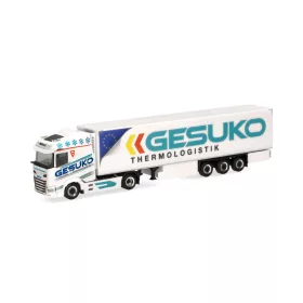   Herpa 320641 DAF XG nyergesvontató, hűtődobozos félpótkocsival - GESUKO (H0)