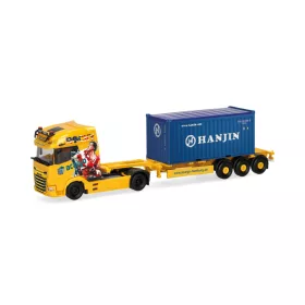   Herpa 320672 DAF XG+ nyergesvontató, konténerszállító félpótkocsival - Acargo/Hanjin (H0)