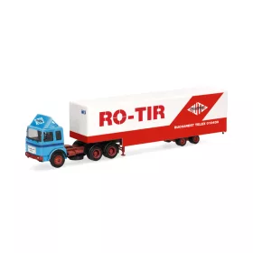   Herpa 320696 Roman Diesel 6x4 nyergesvontató, Jumbodobozos félpótkocsival - RO-TIR (H0)
