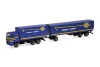 Herpa 320719 Scania 141 ponyvás teherautó pótkocsival - ASG (H0)