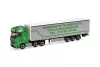 Herpa 320856 Mercedes-Benz Actros L Giga 6x2 nyergesvontató, ponyvás félpótkocsival - Horeischi (H0)