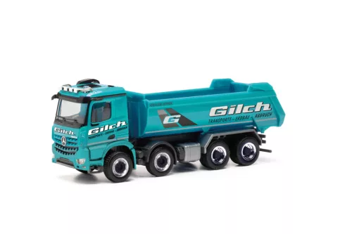 Herpa 321174 Mercedes-Benz Arocs billencs, 4-tengelyes - Gilch Erdbau (H0)