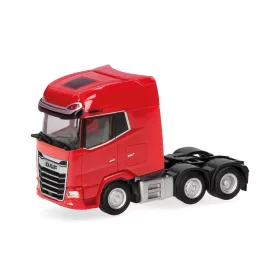   Herpa 321211 DAF XG+ facelift nyergesvontató, 3-tengelyes - piros (H0)