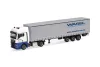Herpa 321235 MAN TGX GX nyergesvontató, ponyvás félpótkocsival - Wasel (H0)