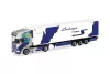 Herpa 321297 Scania 164 TL nyergesvontató, hűtődobozos félpótkocsival - Lechner (H0)