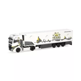   Herpa 321358 MAN TGX GX nyergesvontató, hűtődobozos félpótkocsival - Trio Trans (H0)