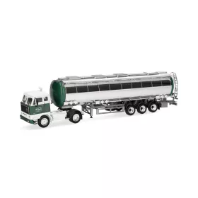   Herpa 321648 Volvo F89 nyergesvontató, krómtartályos félpótkocsival - Kralowetz (H0)