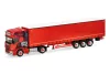 Herpa 321662 Scania R 09 Topline nyergesvontató, ponyvás félpótkocsival (H0)