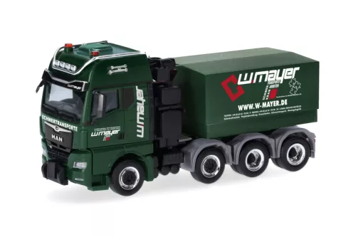 Herpa 321686 MAN TGX GX SL ponyvás nehéztehervontató - Mayer (H0)