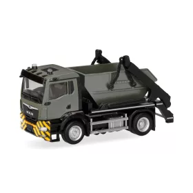   Herpa 321716 MAN TGS NN Meiller AK12 sittes konténerszállító teherautó (H0)