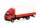 Herpa 321754 MAN G90 ponyvás teherautó, piros/fehér (H0)