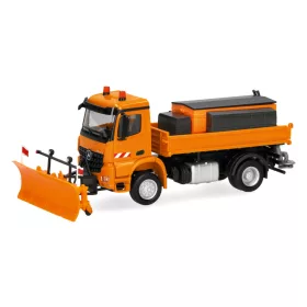   Herpa 321853 Mercedes-Benz Arocs S 2018 hótoló, útszóró adapterrel (H0)
