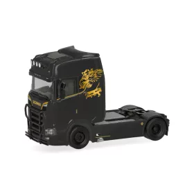   Herpa 321877 Scania CS 20 HD nyergesvontató, 2-tengelyes - fekete (H0)