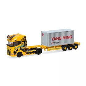   Herpa 321914 DAF XG+ nyergesvontató, konténerszállító félpótkocsival - Acargo-Yang (H0)