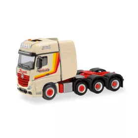   Herpa 321921 Mercedes-Benz Actros L Gigaspace SL 4-tengelyes nyergesvontató - Barth (H0)
