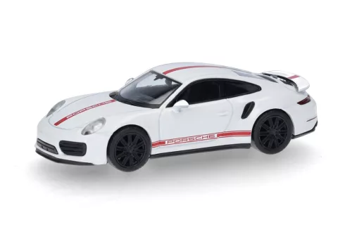 Herpa 420358-002 Porsche 911 (991) Turbo, fehér (H0)