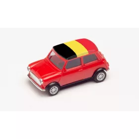   Herpa 420594 Mini Cooper, labdarúgó Európa-bajnokság 2021 - Belgium (H0)