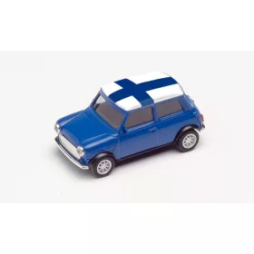   Herpa 420624 Mini Cooper, labdarúgó Európa-bajnokság 2021 - Finnország (H0)