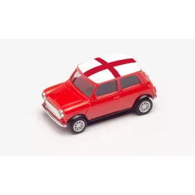   Herpa 420631 Mini Cooper, labdarúgó Európa-bajnokság 2021 - Anglia (H0)
