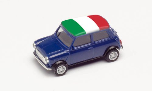 Herpa 420655 Mini Cooper, labdarúgó Európa-bajnokság 2021 - Olaszország (H0)
