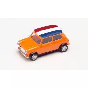   Herpa 420679 Mini Cooper, labdarúgó Európa-bajnokság 2021 - Hollandia (H0)