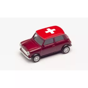   Herpa 420730 Mini Cooper, labdarúgó Európa-bajnokság 2021 - Svájc (H0)