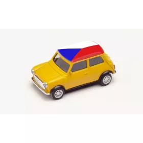   Herpa 420754 Mini Cooper, labdarúgó Európa-bajnokság 2021 - Csehország (H0)