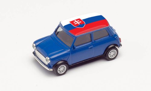 Herpa 420815 Mini Cooper, labdarúgó Európa-bajnokság 2021 - Szlovákia (H0)