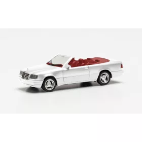   Herpa 420990 Mercedes-Benz 320 CE Cabrio, Brabus-Monoblock IV felnikkel, fehér színben (H0)