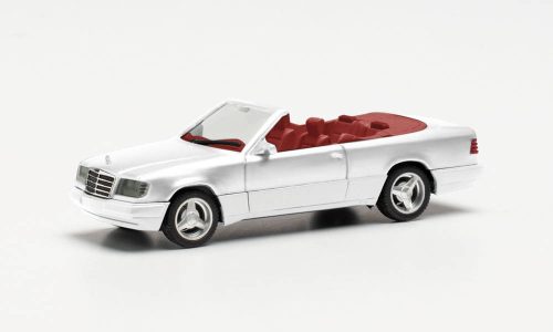 Herpa 420990 Mercedes-Benz 320 CE Cabrio, Brabus-Monoblock IV felnikkel, fehér színben (H0)