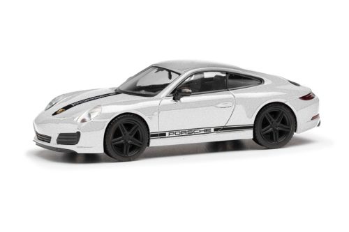 Herpa 430418 Porsche 911 Carrera 4 S - ezüst (H0)