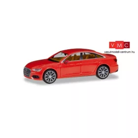 Herpa 430678 Audi A6  Limousine, piros, kétszínű felnivel (H0)