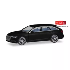 Herpa 430685 Audi A6  Avant, fekete, kétszínű felnivel (H0)