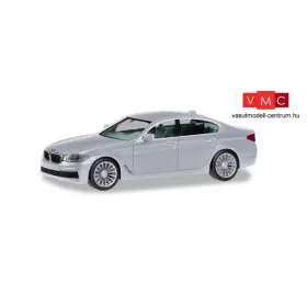   Herpa 430692-002 BMW 5-ös Limousine, metál színben - ezüst (H0)
