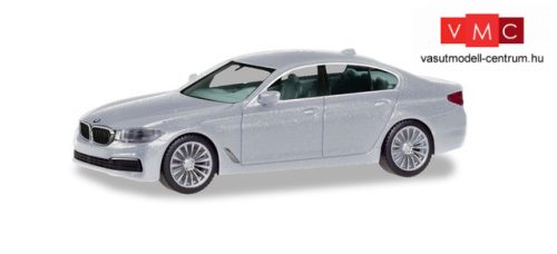 Herpa 430692-002 BMW 5-ös Limousine, metál színben - ezüst (H0)