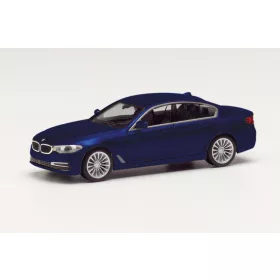   Herpa 430692-004 BMW 5-ös sorozat Limousine, metál színben - kék (H0)